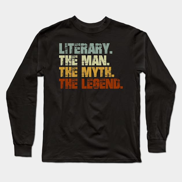 Literary Long Sleeve T-Shirt by designbym